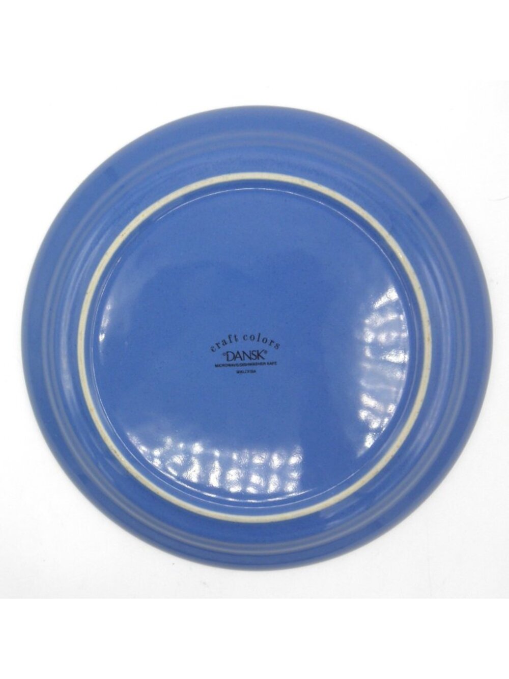 Craft Colors Blueberry Dansk 10-3/8 Inch Dinner Plates Set of 2 Pattern: DANCRCB - Picture 6 of 7